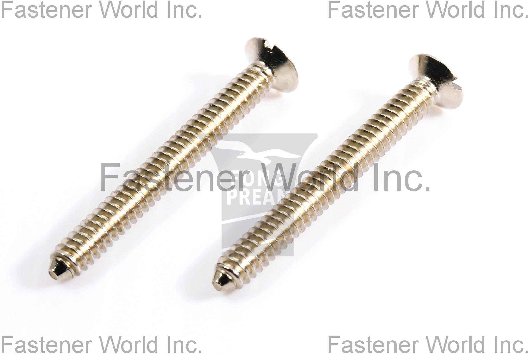 FONG PREAN INDUSTRIAL CO., LTD. , Brass Screw , Special Screws