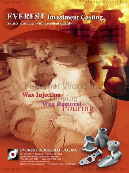 EVEREST INDUSTRIAL CO., INC. , Investment Casting , Casting Machine Bases