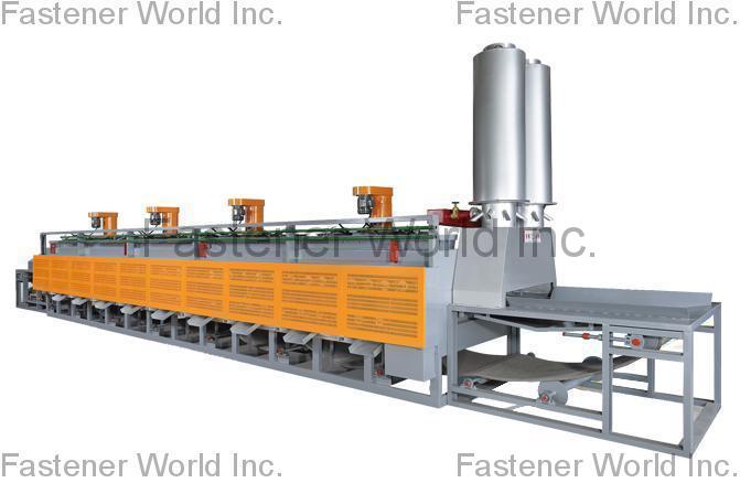 CHING HAIR CO., LTD. , CONTINUOUS HOT BLAST TEMPERING FURNACE , Heat Treatment Furnace