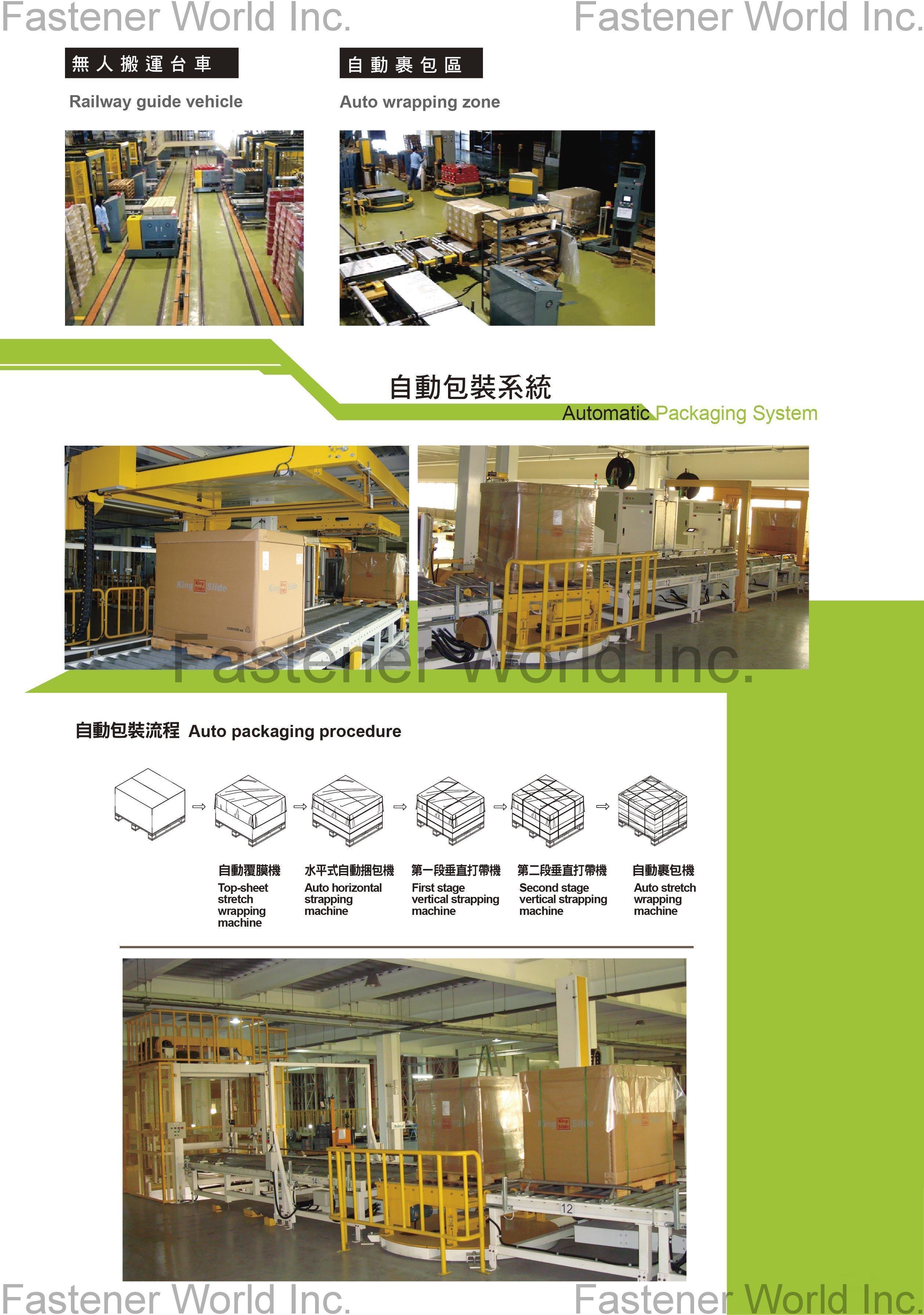 UNIPACK EQUIPMENT CO., LTD.  , Whole plant conveying system and auto packaging system 2 , Automatic Conveying System
