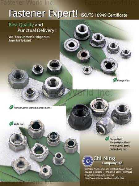 CHI NING COMPANY LTD.  , Flange Nuts , Flange Nuts