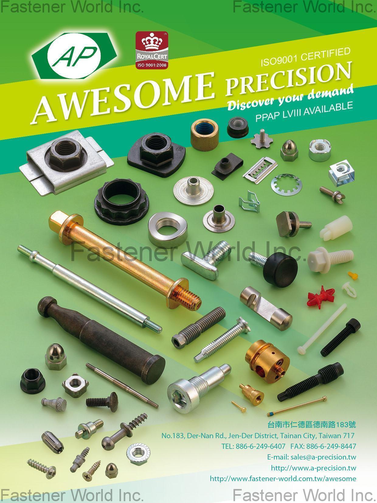LINK-PRO TECH , Fasteners, Precision Parts , Precision Metal Parts