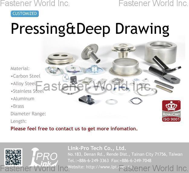 LINK-PRO TECH , Pressing & Deep Drawing , Automotive Parts
