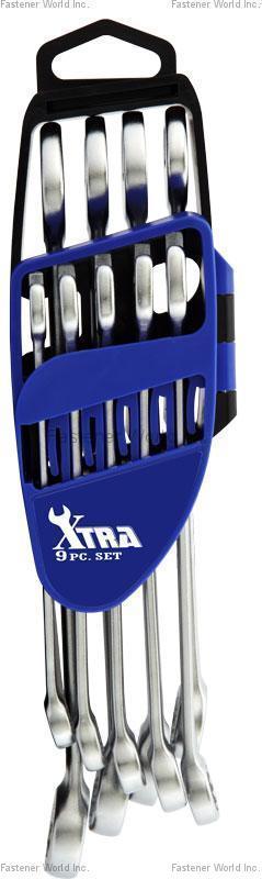 磯慶實業股份有限公司 , XTRA 9PC COMBINATION WRENCH SET , 組合扳手