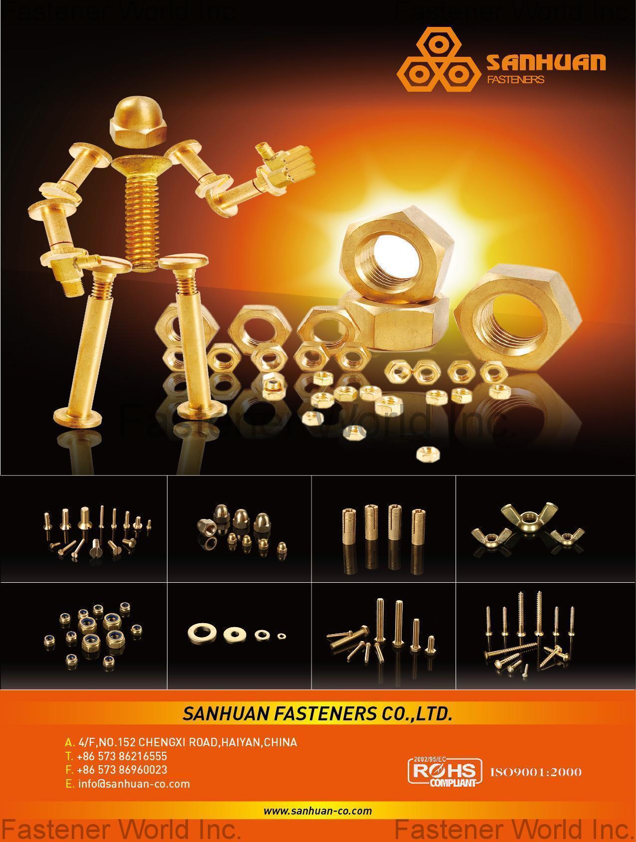 HAIYAN SANHUAN FASTENERS CO., LTD. , standard and nonstandard fasteners and hardware components , Hexagon Nuts