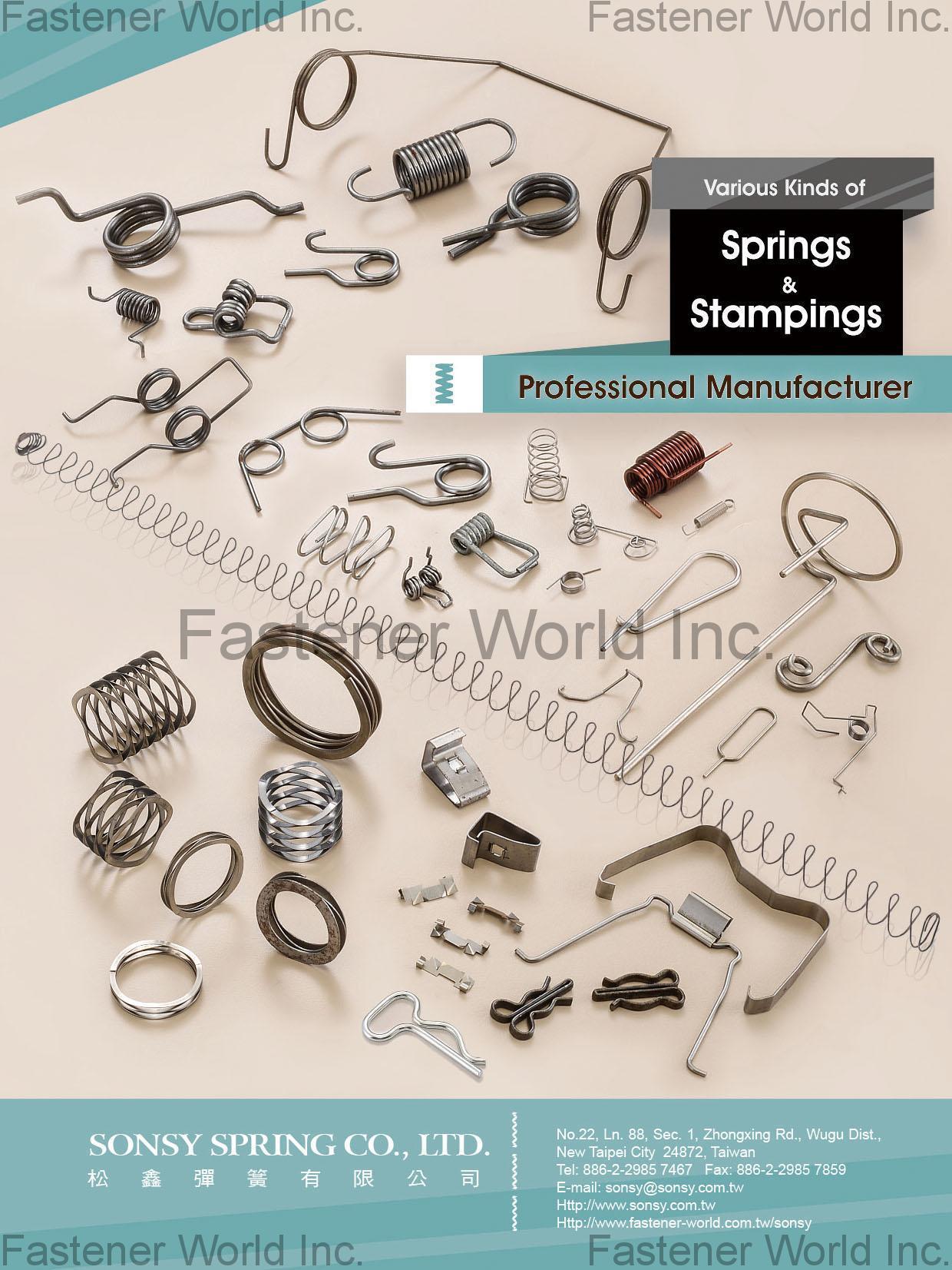 SONSY SPRING CO., LTD. , Springs & Stampings , Springs