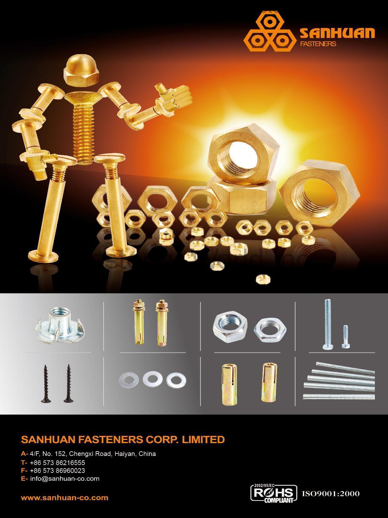 HAIYAN SANHUAN FASTENERS CO., LTD. , standard and nonstandard fasteners and hardware components , Hexagon Nuts