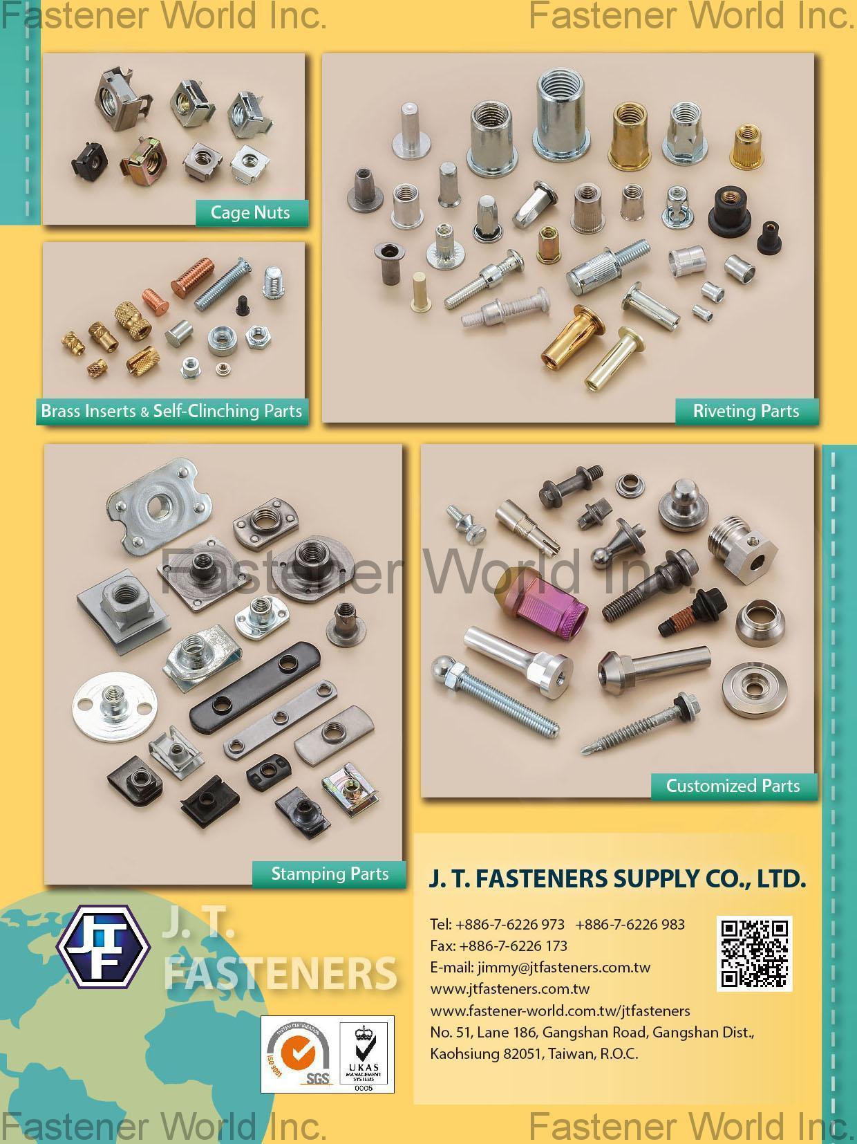 Blind Nuts / Rivet Nuts Riveting Parts, Stamping Parts, Customized Parts, Brass Inserts & Self-Clinching Parts