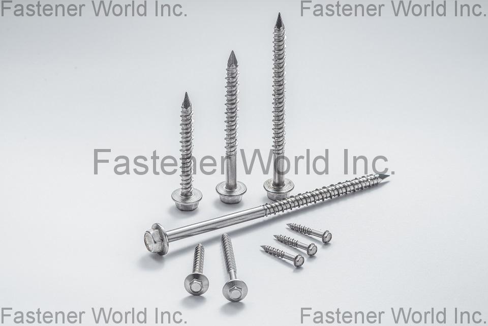 SHEN CHOU FASTENERS INDUSTRIAL CO., LTD. , Concrete Screws