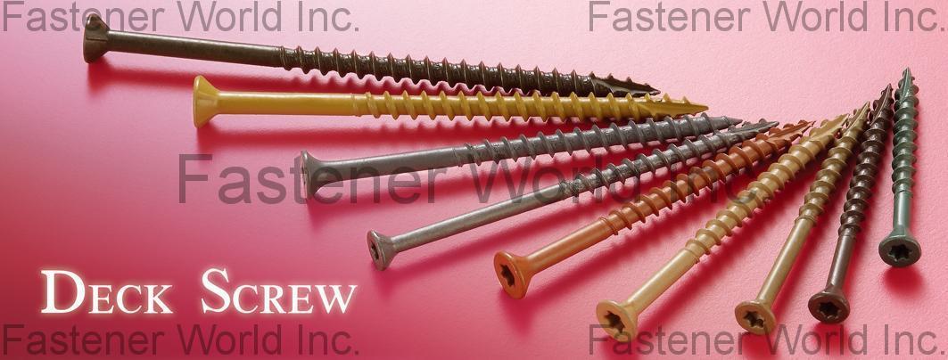 HWA HSING SCREW INDUSTRY CO., LTD.  , Deck Screw , Deck Screws