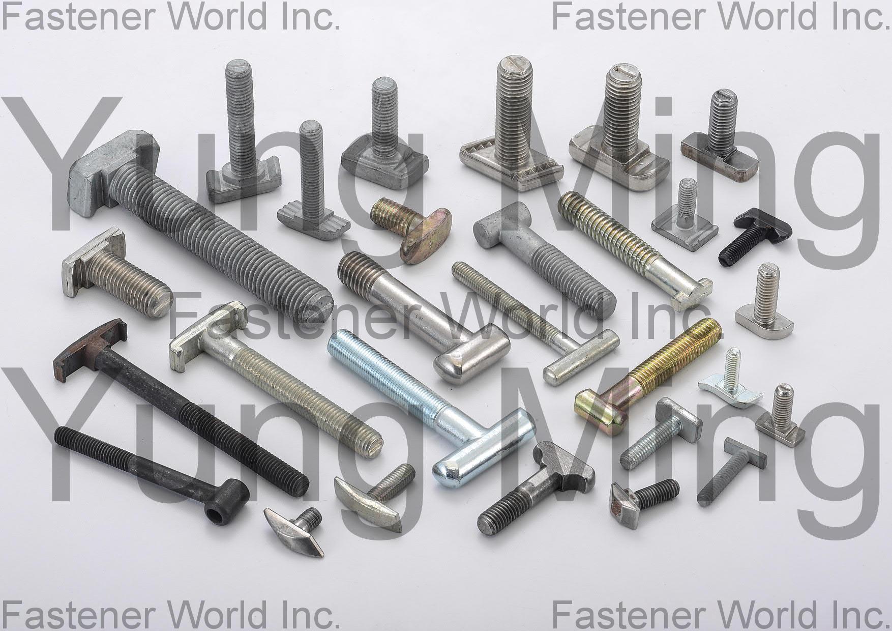 YUNG MING FASTENER INDUSTRIAL CO., LTD. , Custom Hammer Bolt , T-head Or T-slot Bolts