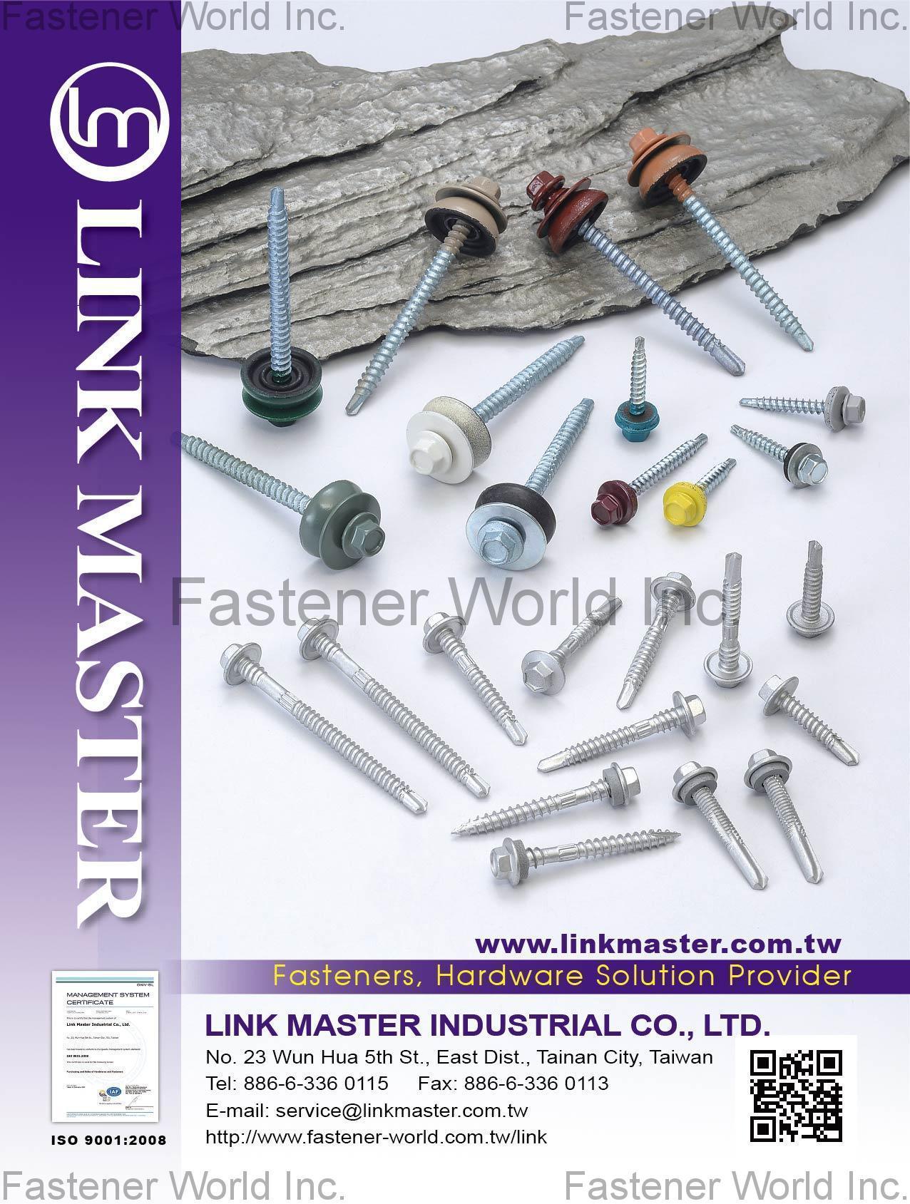 LINK MASTER INDUSTRIAL CO., LTD.  , SELF DRILLING SCREWS, ROOFING SCREWS , Roofing Screws