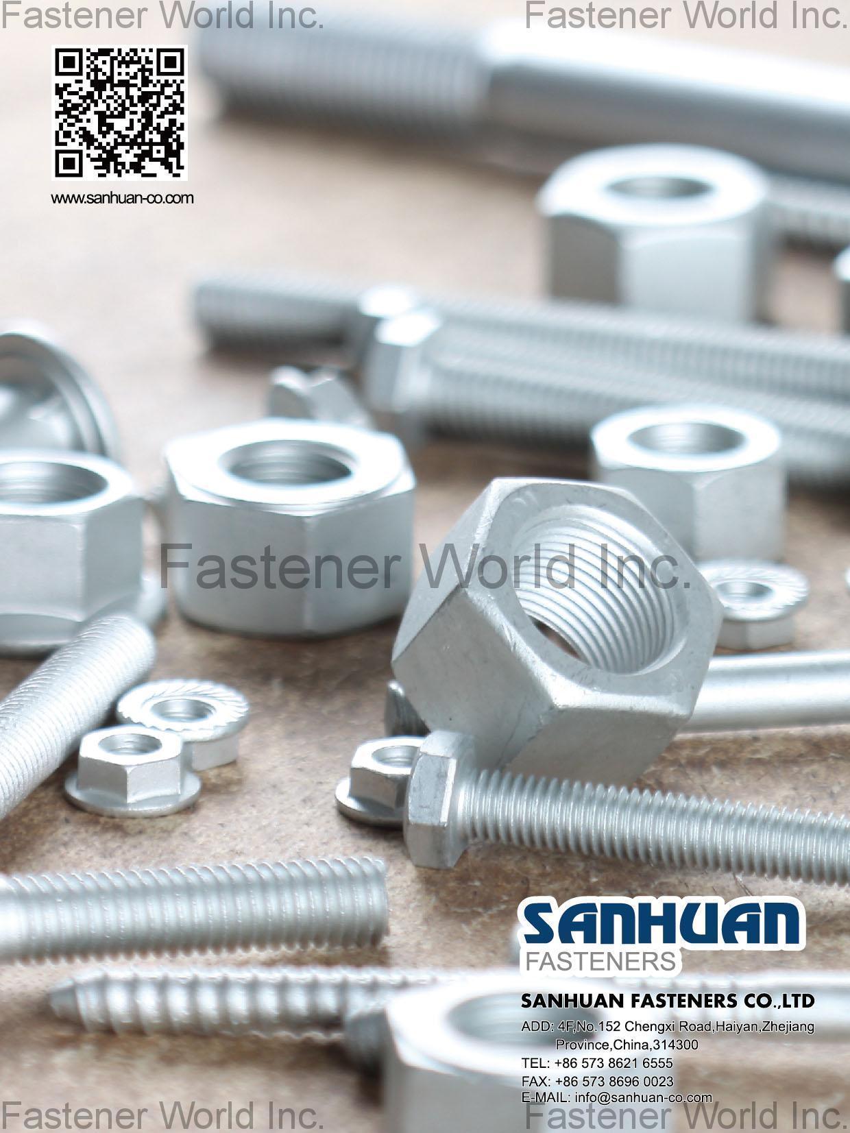 HAIYAN SANHUAN FASTENERS CO., LTD. , standard and nonstandard fasteners and hardware components , Hexagon Nuts