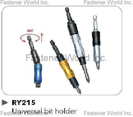 RONG YIH JIANG ENTERPRISE CO., LTD. , Universal bit holder , Bit & Bits Sets