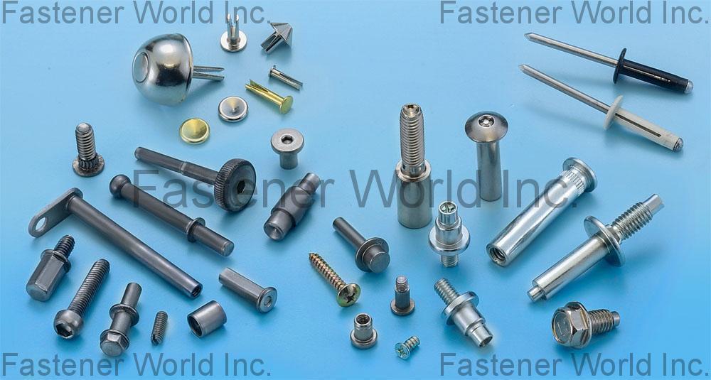 CHI HUNG RIVETS WORKS CO., LTD.  , Rivets, Semi Tubular Rivets, Pins, Washer, Rivet Cap, Eyelet , Semi-tubular Rivets