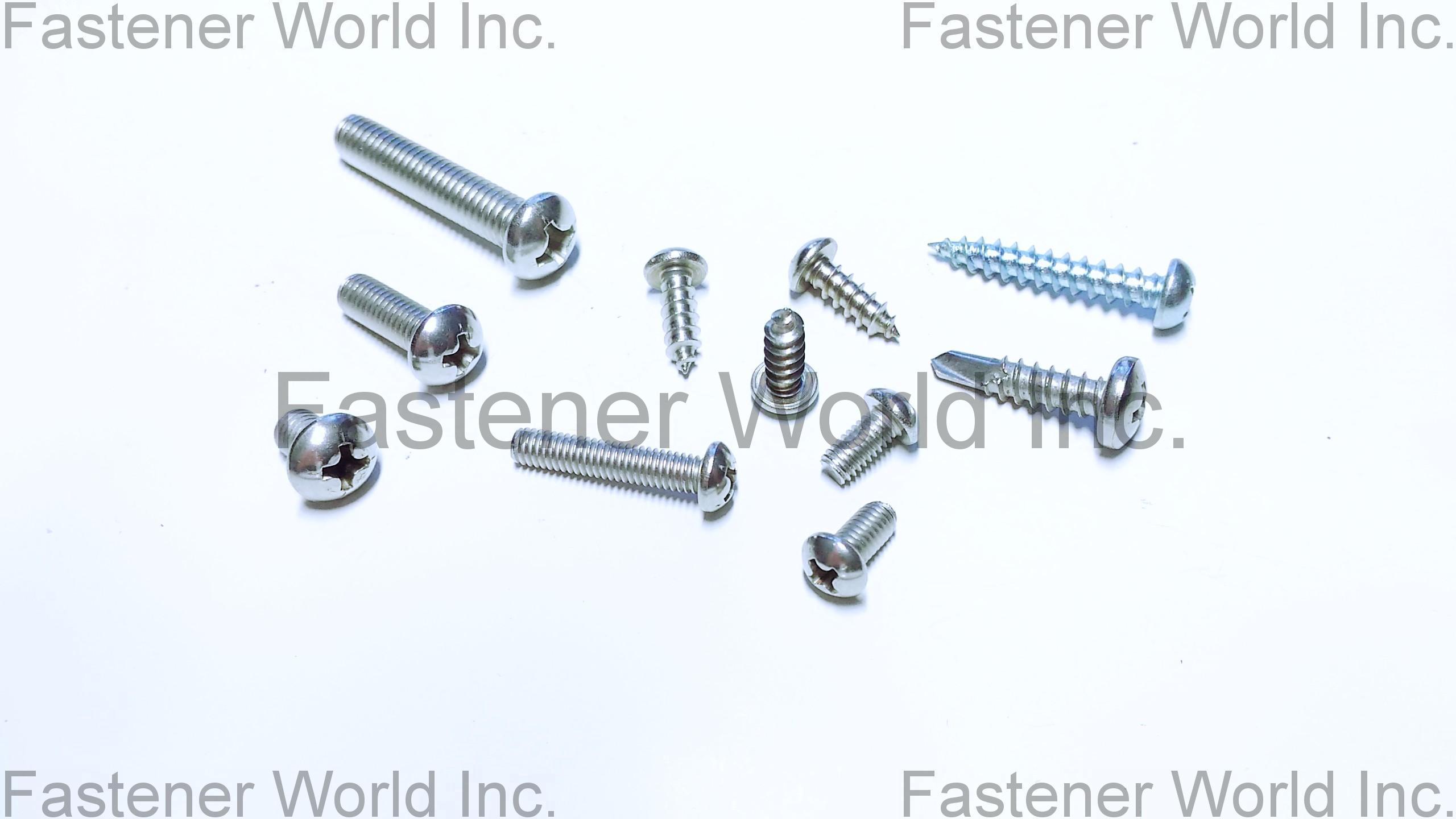 桐和興實業有限公司 , Round head machine/self drilling/tapping screw , 圓頭螺栓