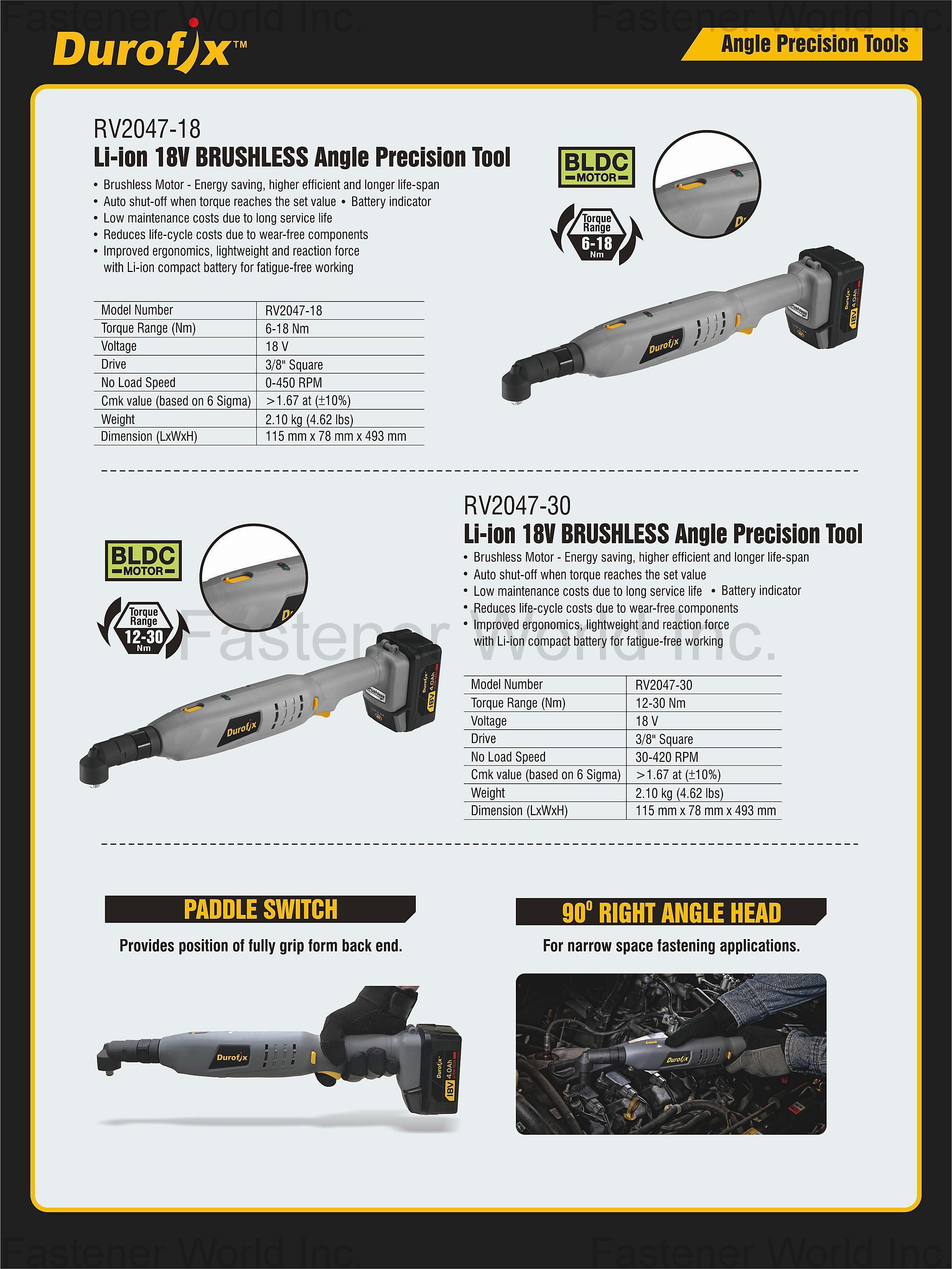 MOBILETRON ELECTRONICS CO., LTD. (DUROFIX) , Angle Precision Tools , Precision Tool Sets