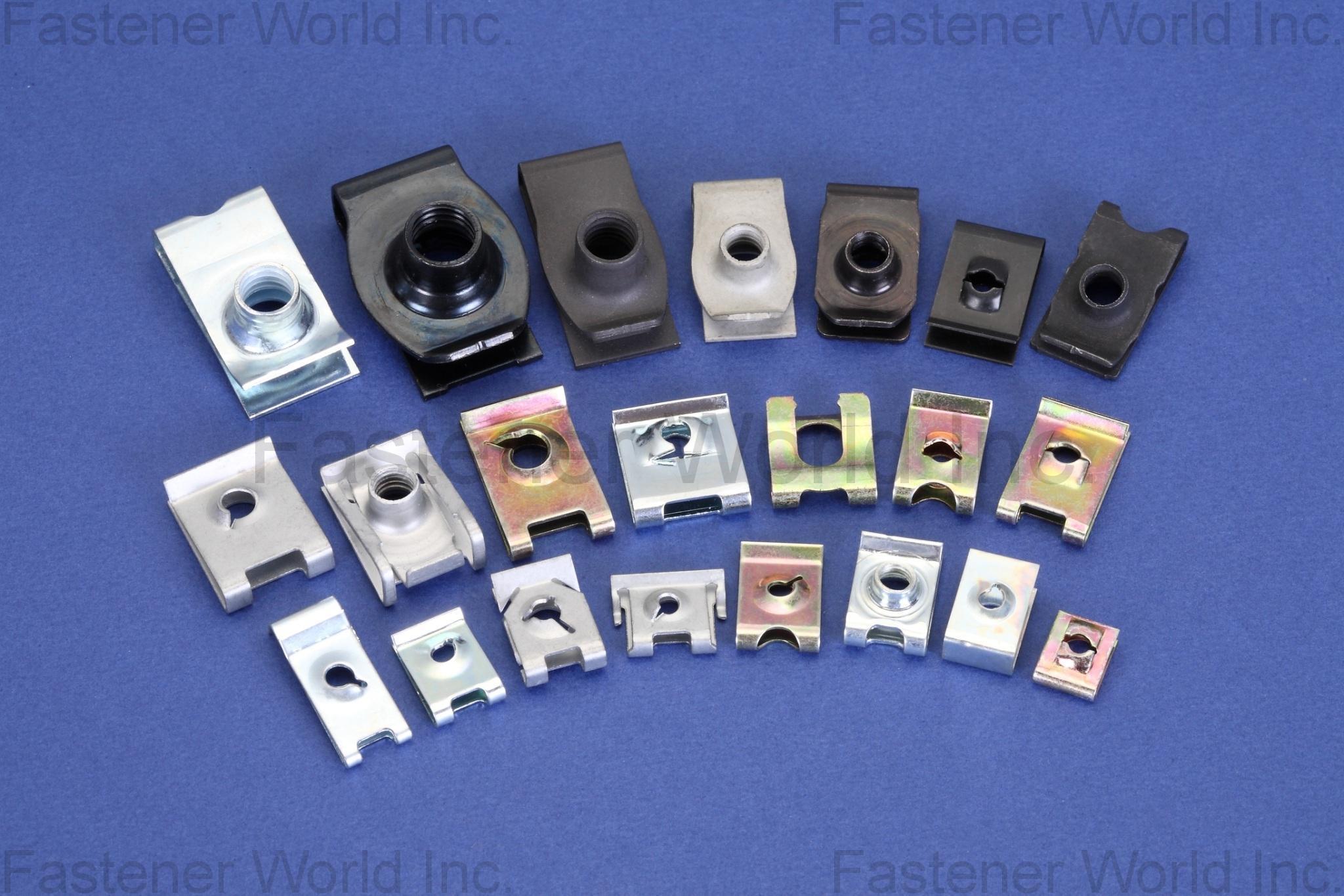 SHOU LONG PRECISION INDUSTRIAL CO., LTD. (GIANT LONG) , Clip Nut,J Nut,Speed Nut,U Nut,Push-on Nut,Cage Nut,Flat Washer Nut,  , Speed Nuts