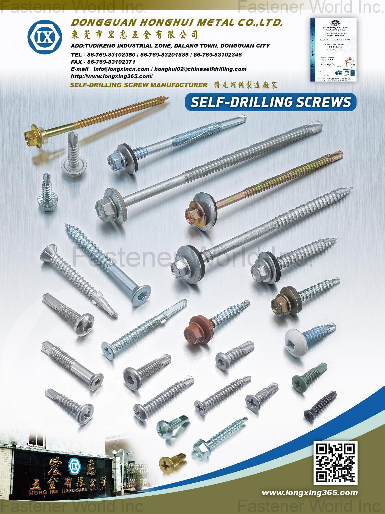 GUANGDONG YANGJIANG HONGHUI METAL TECHNOLOGY CO., LTD. , Self-Drilling Screws , Self-drilling Screws