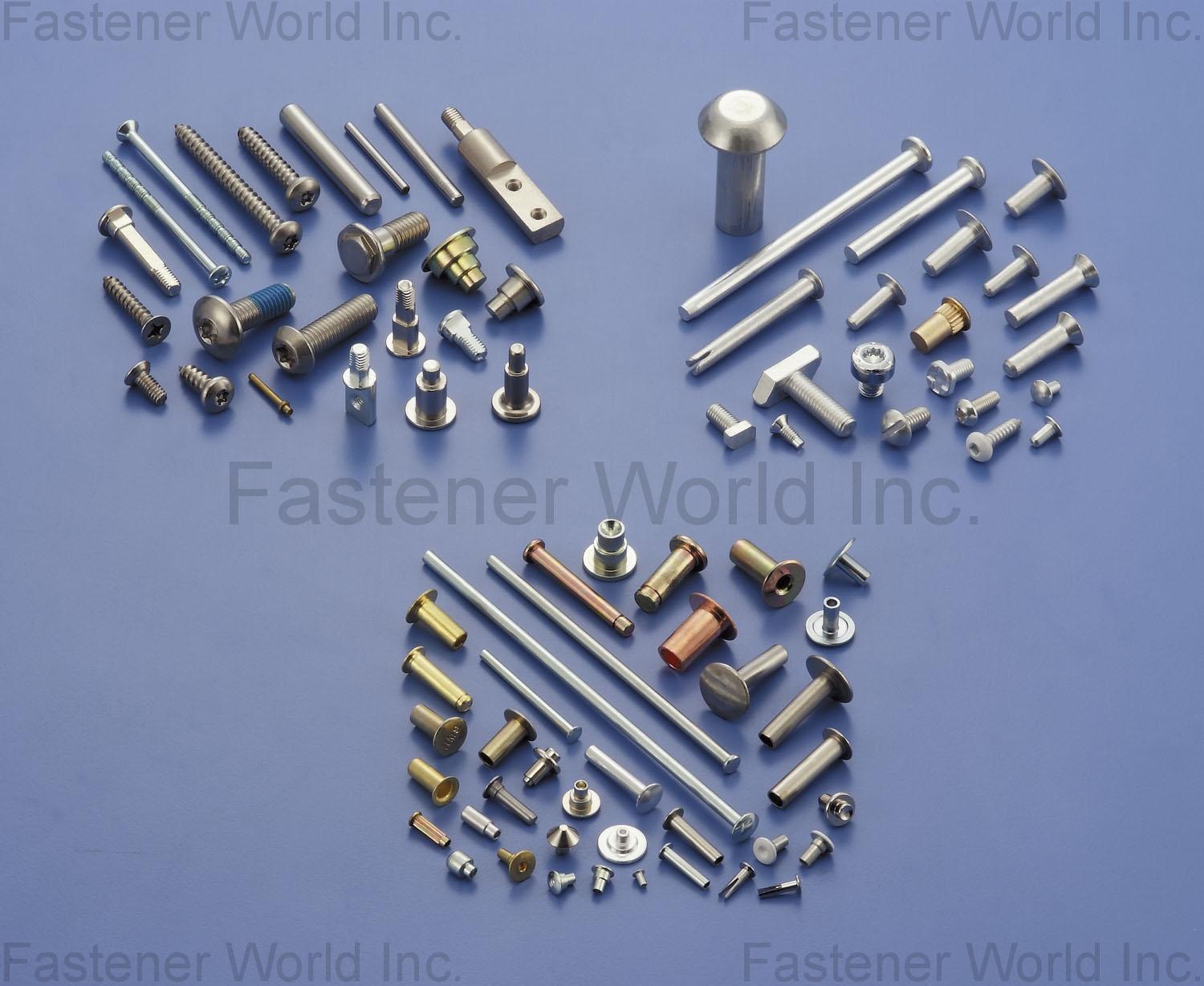 FONTEC SCREWS CO., LTD.  , Aluminum Special Screws & Rivets, Special Rivets, Special Screws , Special Rivets