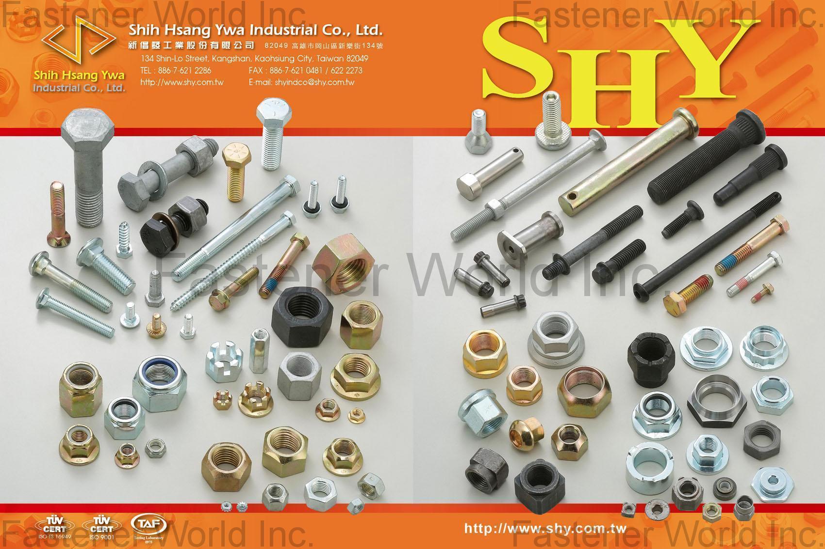 SHIH HSANG YWA INDUSTRIAL CO., LTD.  , Nylon & Nylon Flange Nuts, Hot Forming Products, Flange , All Kinds Of Nuts