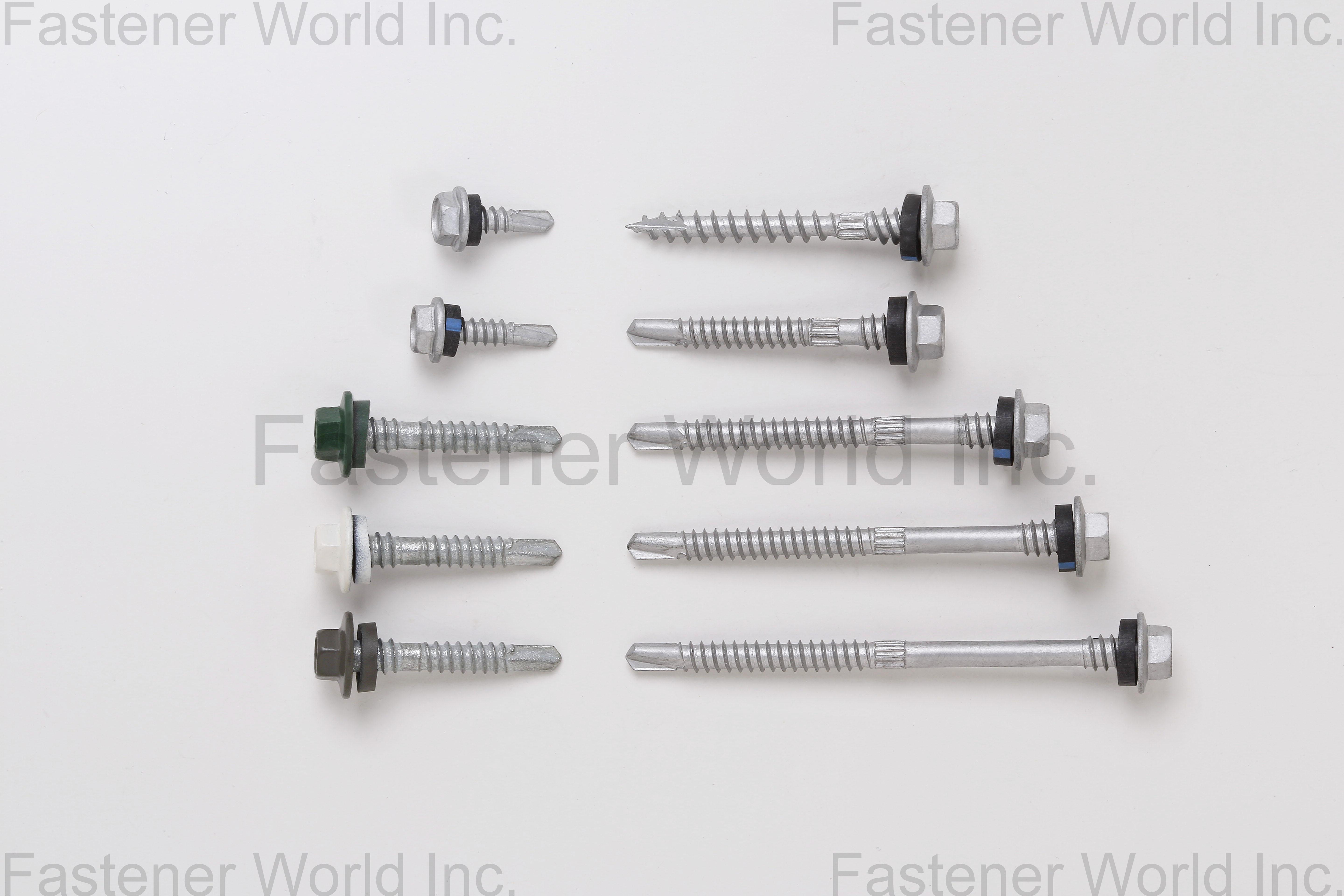 WILLIAM SPECIALTY INDUSTRY CO., LTD. , Flang Roofing Screw with EPDM Washer , Roofing Screws