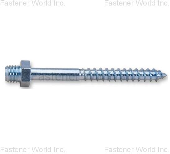 HWALLY PRODUCTS CO., LTD.  , NO.414 HEX SHOULDER WOOD SCREW , Wood Screws