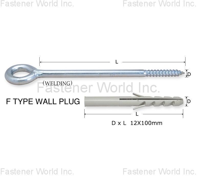 HWALLY PRODUCTS CO., LTD.  , NO.701 EYE BOLT WELDED , Eye Bolts