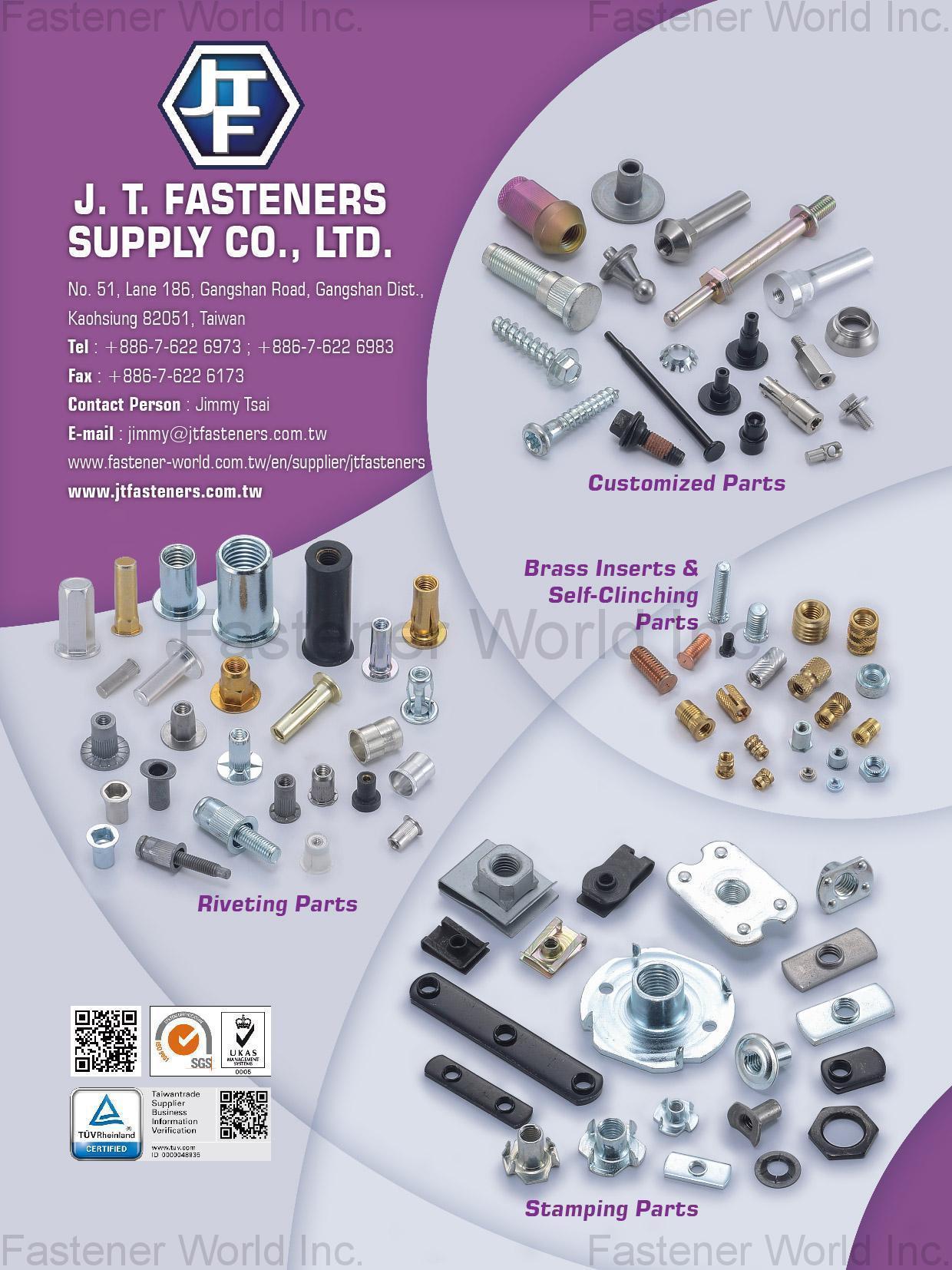 J. T. FASTENERS SUPPLY CO., LTD. / 金祐昇實業有限公司 (J. T. Fasteners Supply Co