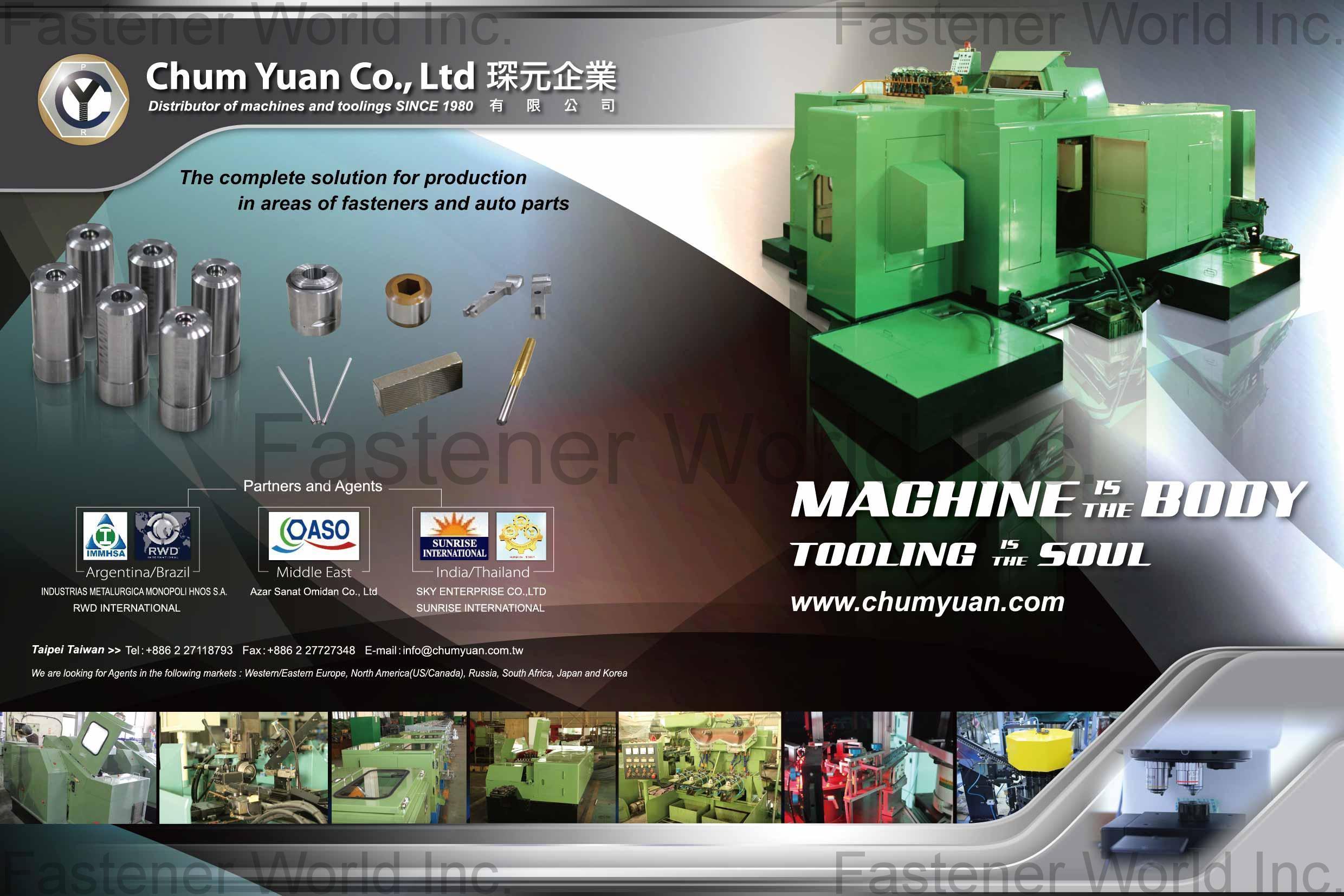 CHUM YUAN CO., LTD. , Machines and Toolings , Header Toolings
