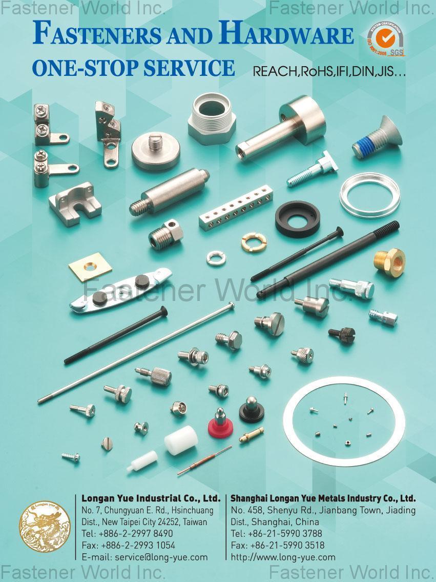 LONGAN YUE INDUSTRIAL CO., LTD.  , Fasteners & Hardware One-Stop Service , CNC parts, CNC lathe