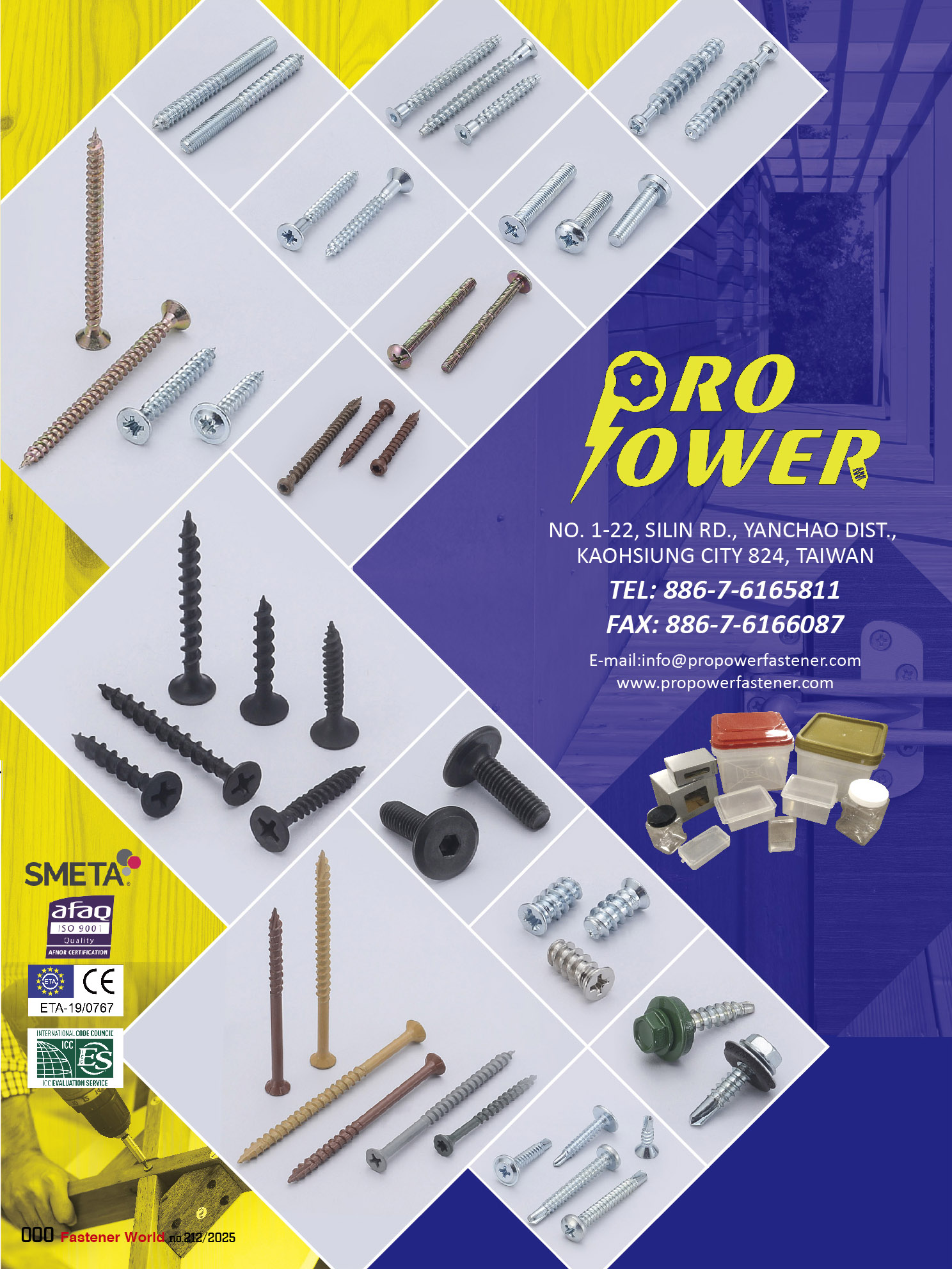 PRO POWER CO., LTD. , DECK SCREW,EURO SCREW, CHIPBOARD SCREW, PARTICLE BOARD SCREW, SELF DRILLING SCREW, SELF TAPPING SCREW, DRYWALL SCREW, CONFIRMAT SCREW, SLEEVE SCREW, MACHINE SCREW, JOINT CONNECTOR BOLT, BREAK-OFF MACHINE SCREW, SLEEVE NUT, SHELF SUPPORT(PIN) , Self-drilling Screws