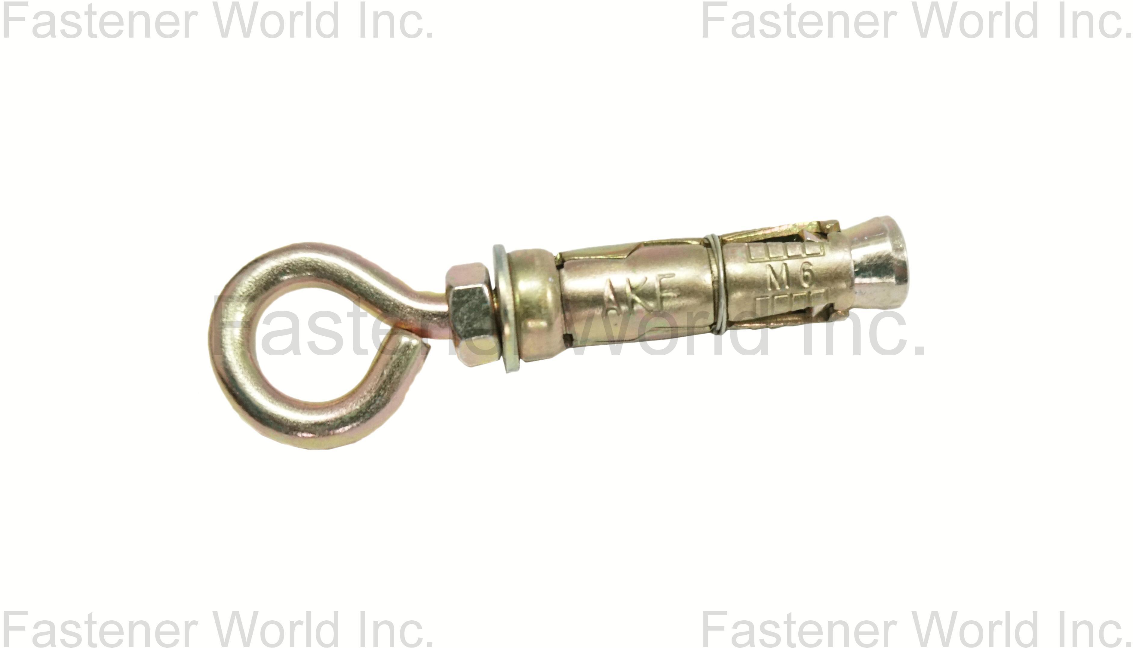 YUYAO AKF FASTENERS CO., LTD. , 3PCS Heavy Duty Anchor Eye Type , Anchors