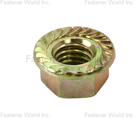 YUYAO AKF FASTENERS CO., LTD. , Hex Nut with Flange DIN6923 , Flange Nuts