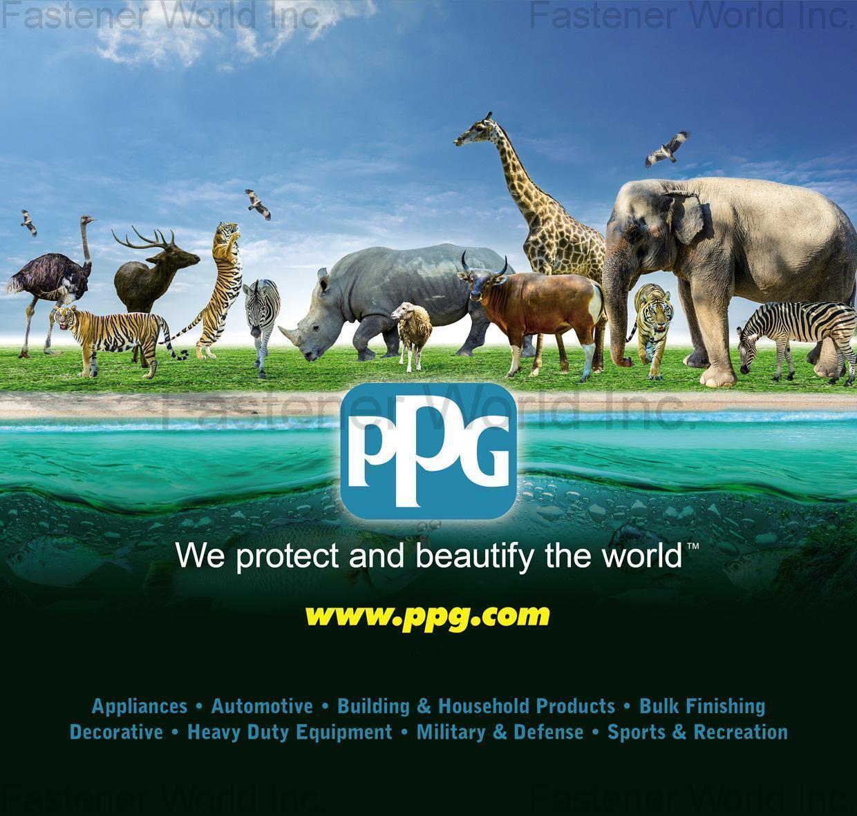 PPG INDUSTRIES INTERNATIONAL INC. TAIWAN BRANCH , PPG Electrocoat Technologies, PPG Anodic Epoxy Electrocoat Products, PPG Anodic Acrylic Electrocoat Products, PPG Cathodic Epoxy Electrocoat Products, PPG Cathodic Acrylic Electrocoat Products