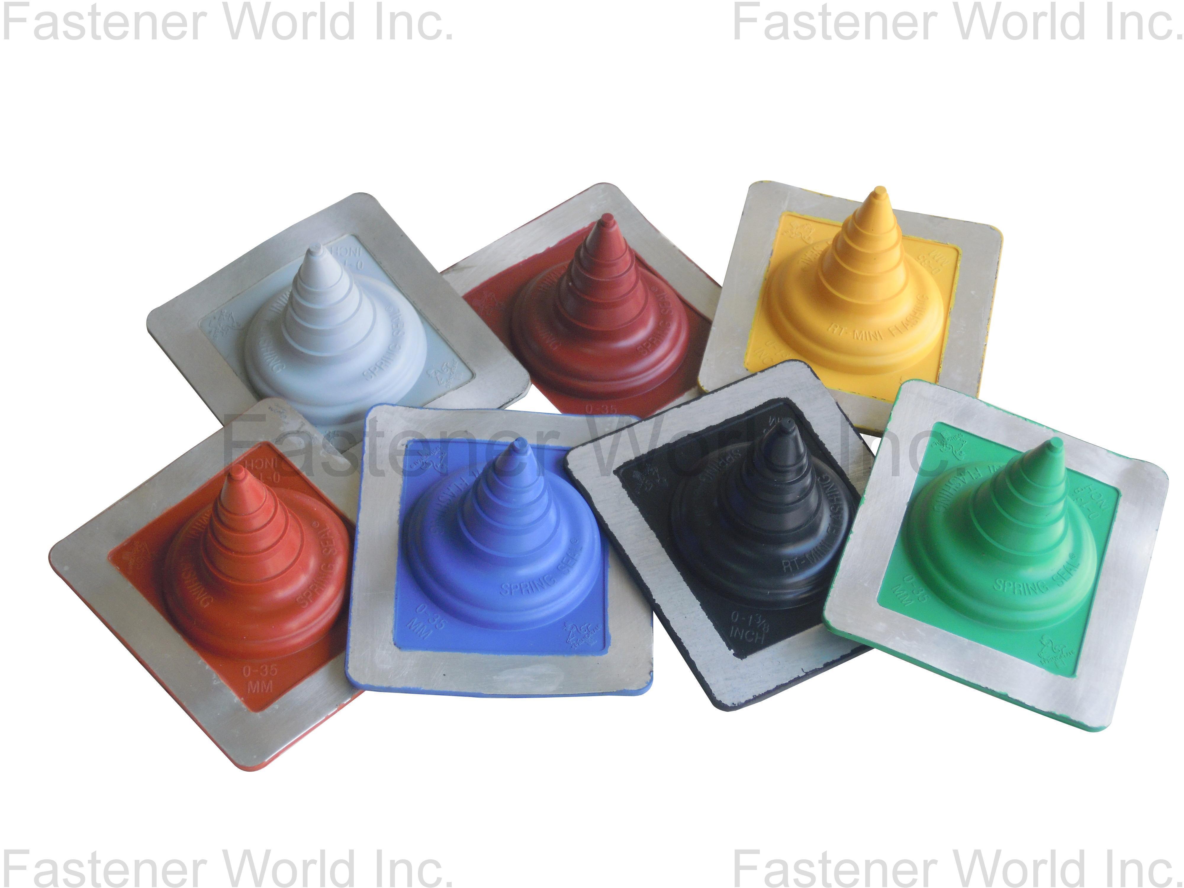 ON-SPRING INDUSTRIAL CO., LTD. , Rectangle base pipe flashings