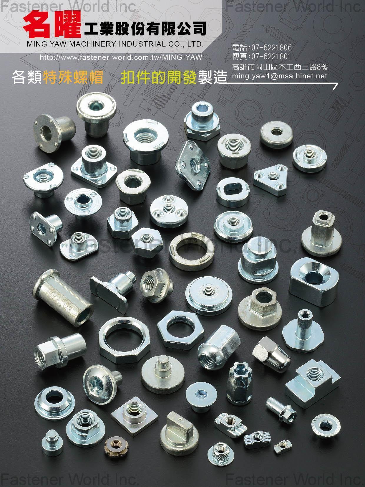 MING YAW MACHINERY INDUSTRIAL CO., LTD. , Special Nuts