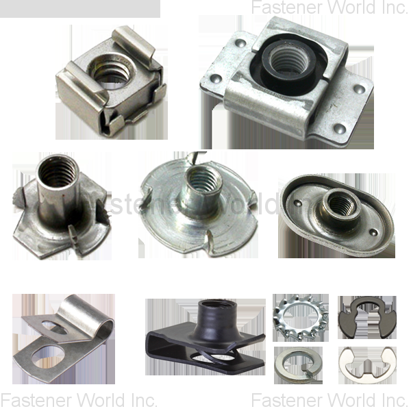 All Accomplishment International Corp. , Stamping Parts Series: CAGE NUTS, TEE NUTS, VARIETY STAMPING PLATE