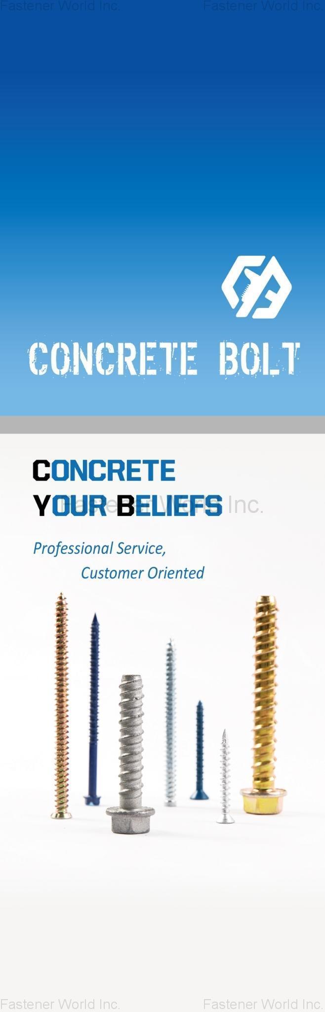 CHANG YI BOLT CO., LTD. , Concrete Bolt