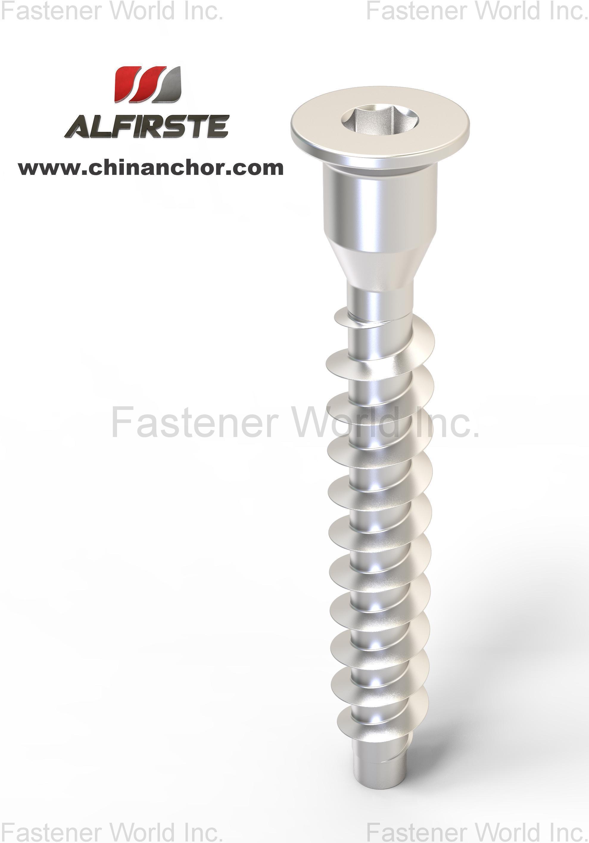 YUYAO ALFIRSTE HARDWARE CO., LTD. , Confirmate screw