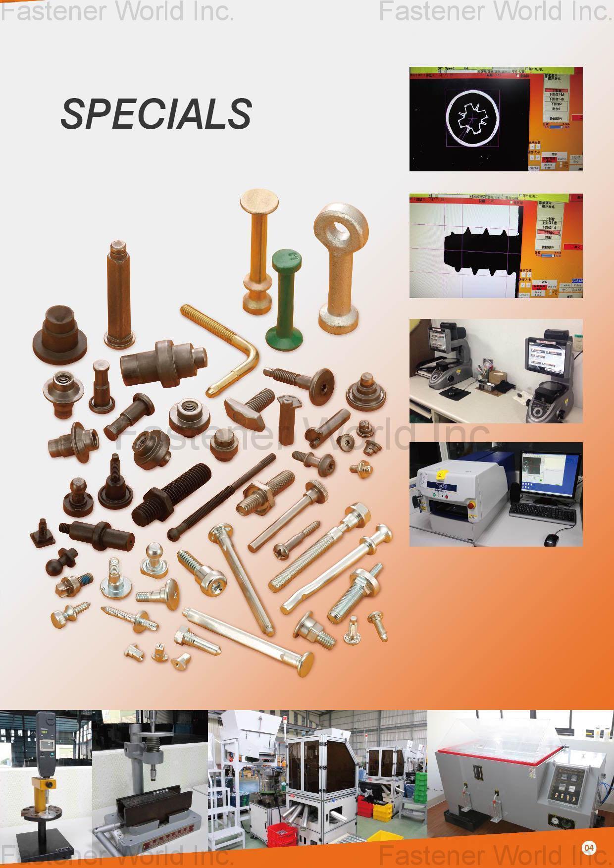 ORANGE FASTENERS , Special Parts