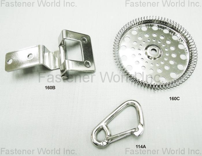 KINGBOLT METAL CO., LTD. , STAINLESS HINGE-160C Stainless Basket 3-1/4