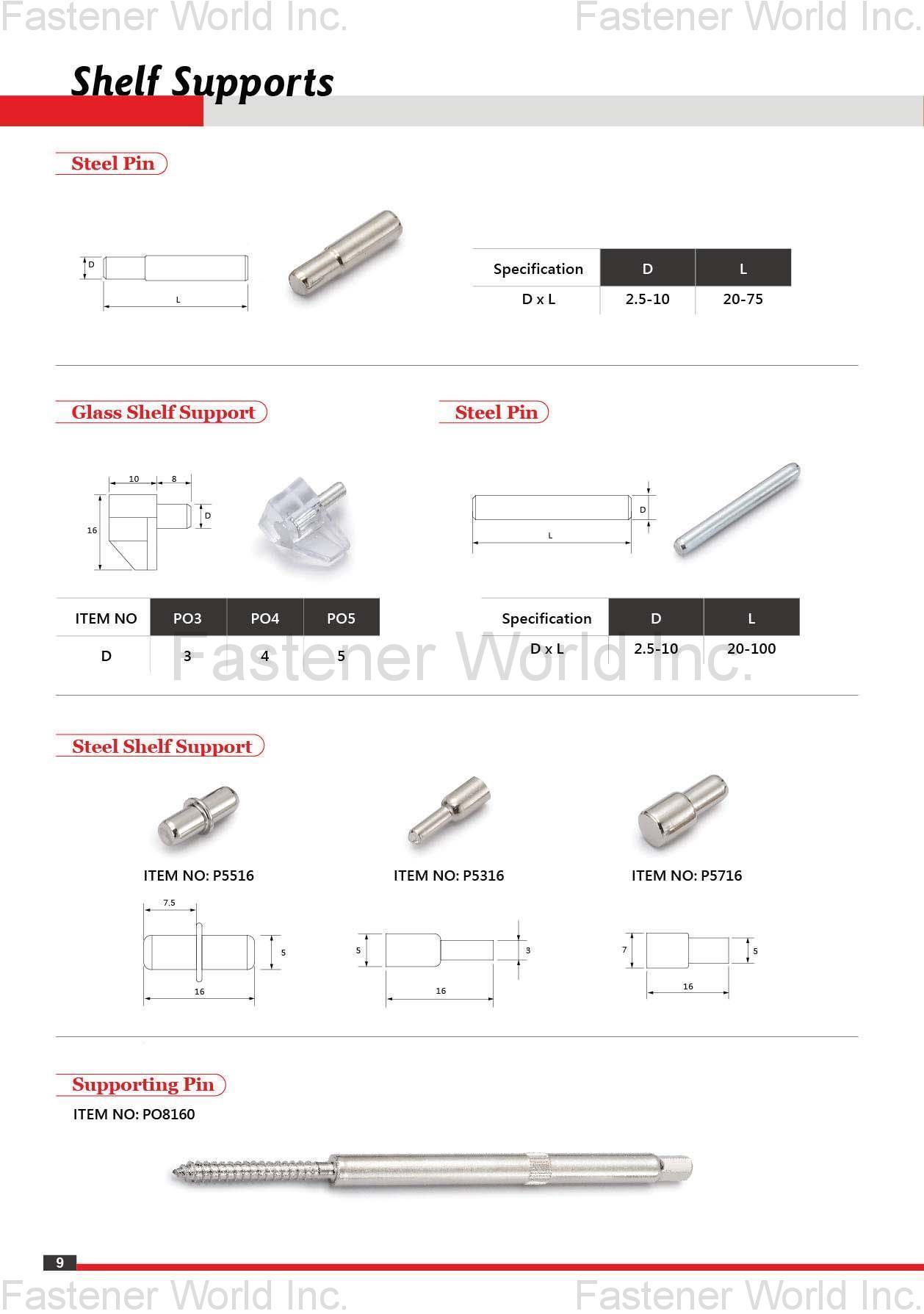 KAY-TAI FASTENERS INDUSTRIAL CO., LTD  , KayTai,KD FITTINGS,Dowels,Zinc Alloy Cams,Quick Assembly Dowels,Eccentric  ASSEMBLY TOOLS & PARTS,Wrench,Allen Keys,Wooden Dowelsm,Plastic Cover Caps  Nuts,D Nuts,E Nuts,Insert Nuts,Sleeve Nuts,Connecting Nuts,Rivets,Cross Dowels,Nylon Nuts. SHELF SUPPORTS,Steel Pins,Glass Shelf Supports,Steel Shelf Supports,Supporting Pins  SCREWS,Chipboard Screws,HI-LO Screws,Coating Screws,EURO Screws,Furniture Screws,Countersunk Screws,Pan Head Screws,JCBB / JCBC / JCBD Screws,Machine Screws,Knob Screws,Connecting Screws,5/32