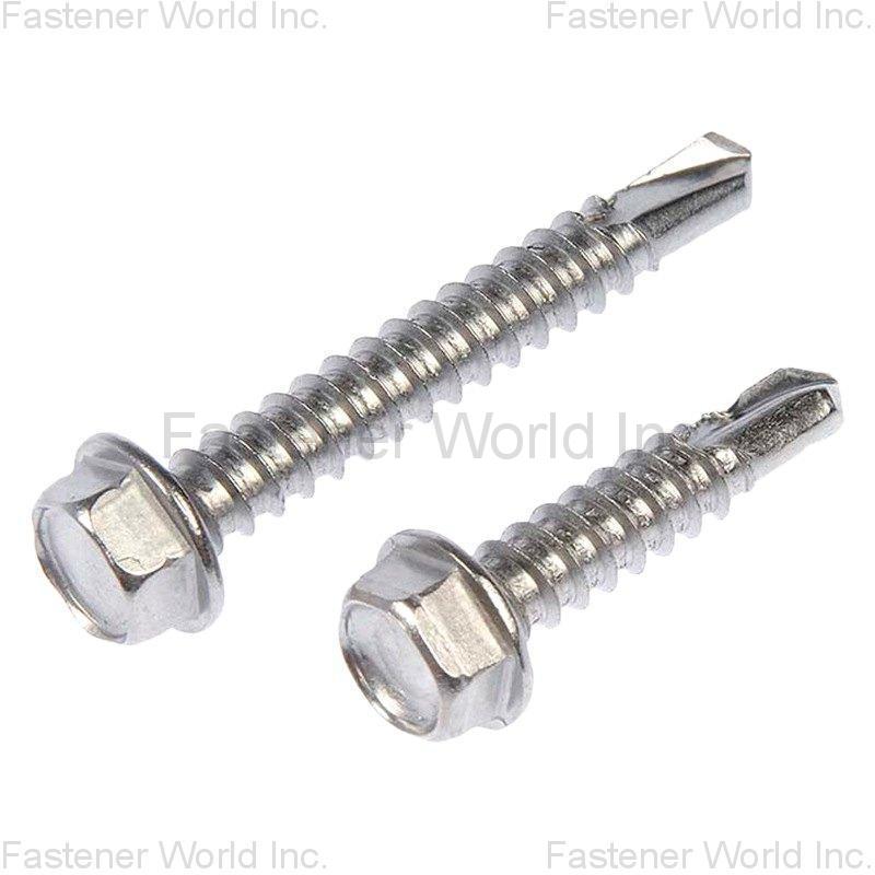 YUYAO AKF FASTENERS CO., LTD. , Hexagonal Washer Head Self-Drilling Screw（DIN7504-K）
