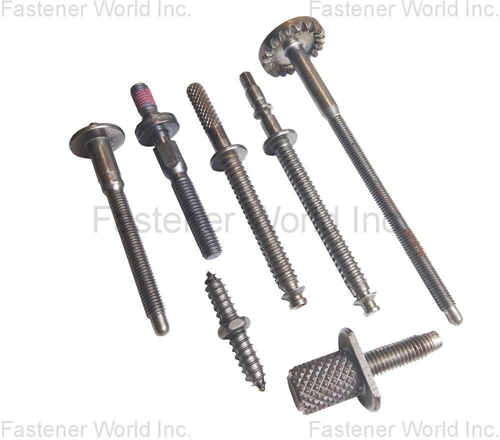 SHARPEAGLE FASTENER INDUSTRIAL CO., LTD. , Stainless Steel Screw, Stainless Steel Pin, Brass Screw, Brass Pin, Copper Screw, Copper Pin, Aluminum Screw, Aluminum Pin, Ball Head Screw, Adjusting Screw, Head Light Screw, Double Ended Screw, Special Pin, Dowel Pin