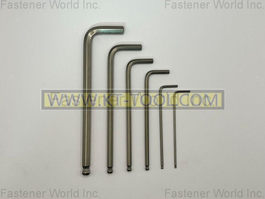 KANG TAI INDUSTRIAL CO., LTD. , KT-TOOL Ball head hex wrench