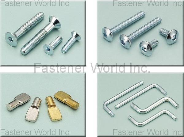 ZYH YIN ENT. CO., LTD.  , INSEX SCREW, DOME SCREW, SPOON SHELF SUPPORT, ALLEN KEY