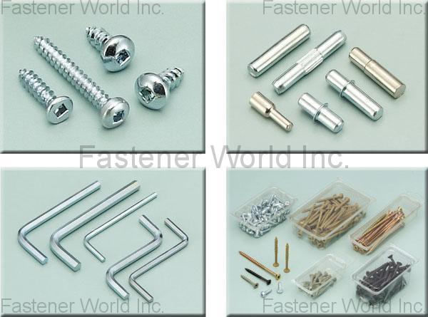 ZYH YIN ENT. CO., LTD.  , TAPPING SCREW, SHELF SUPPORT, ALLEN KEY, BOX , Tapping Screws