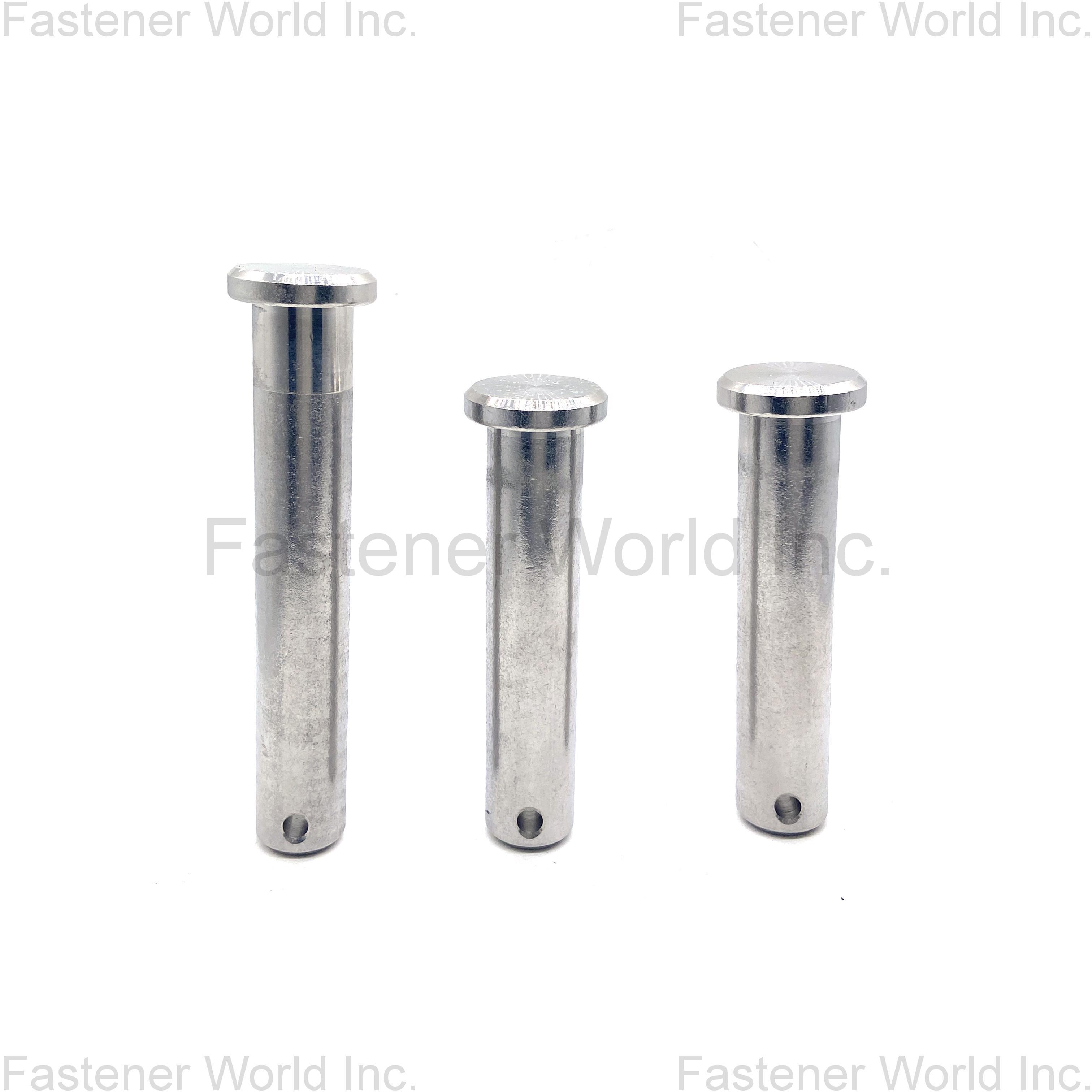 JIAXING HAINA FASTENER CO., LTD. , Stainless Steel 304 316 Flat Headed Clevis Pins with Hole