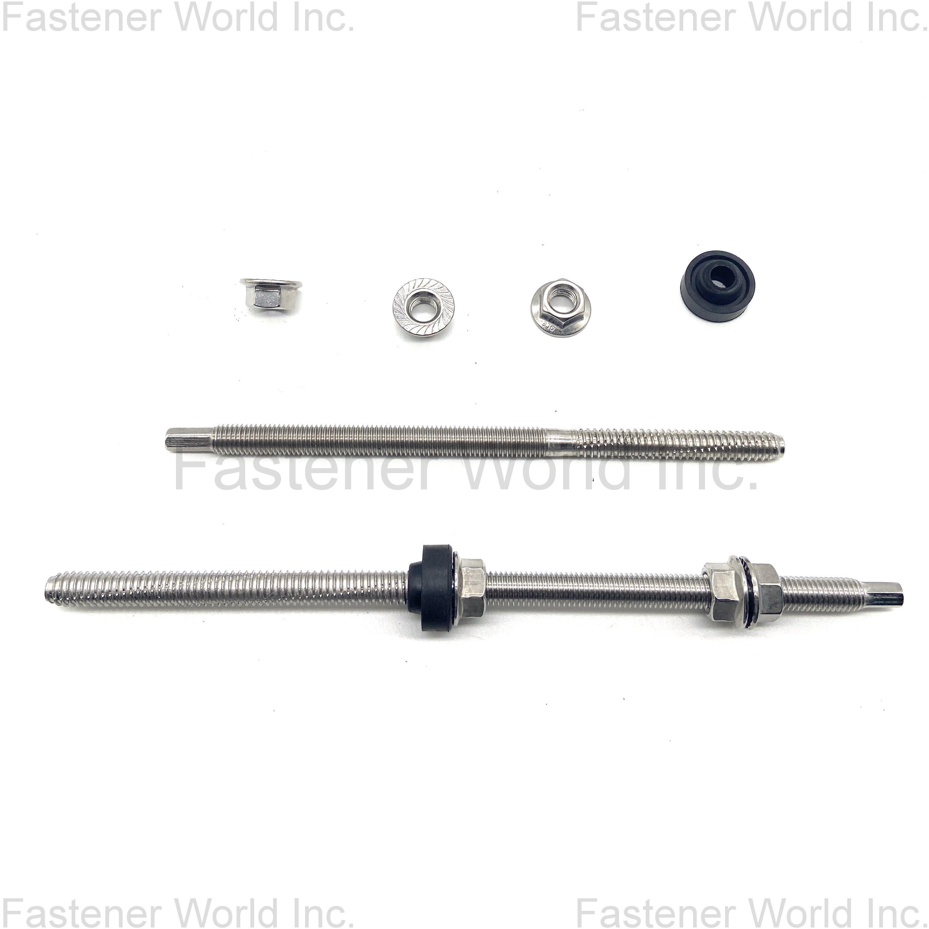 JIAXING HAINA FASTENER CO., LTD. , SS304 SS430 Double Threaded hanger bolt for steel